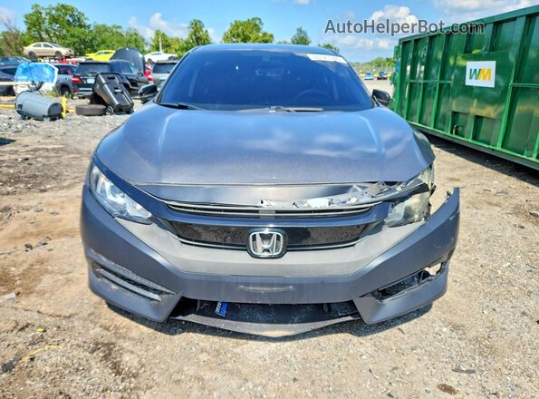 19XFC2F55GE045940 2016 HONDA CIVIC Gray Front view