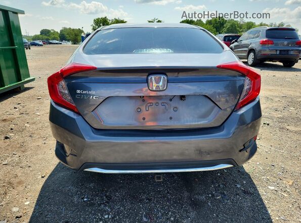 19XFC2F55GE045940 2016 HONDA CIVIC Gray Rear view