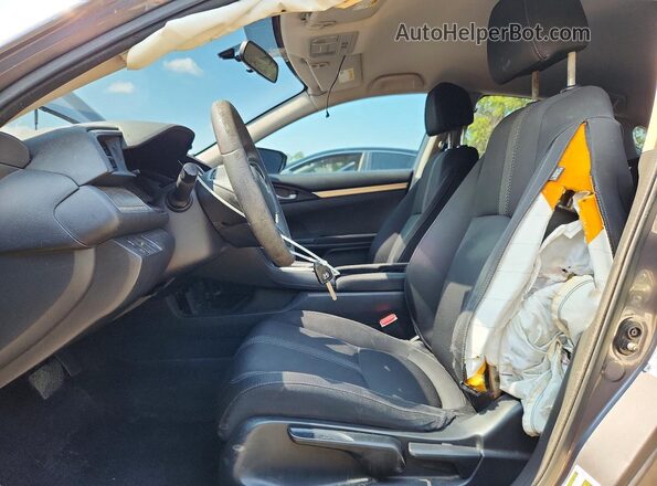 19XFC2F55GE045940 2016 HONDA CIVIC Gray Front interior view