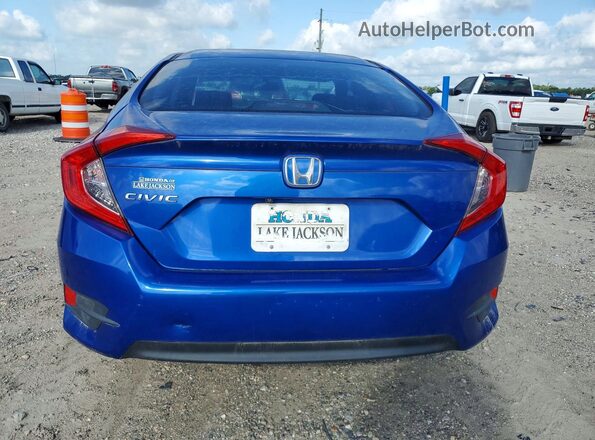 19XFC2F55GE052550 2016 HONDA CIVIC Blue Rear view