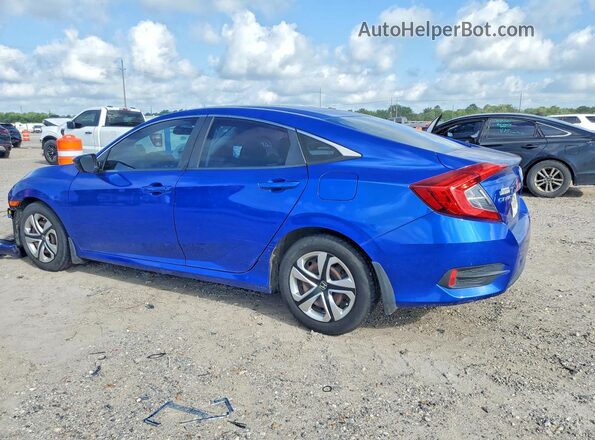 19XFC2F55GE052550 2016 HONDA CIVIC Blue Rear left