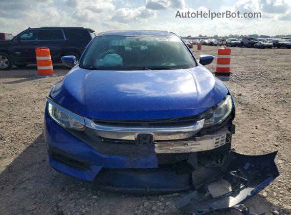 19XFC2F55GE052550 2016 HONDA CIVIC Blue Front view