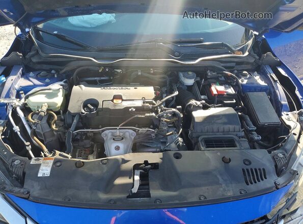 19XFC2F55GE052550 2016 HONDA CIVIC Blue Rear interior view