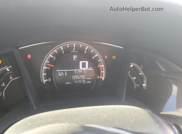 19XFC2F55GE059935 2016 HONDA CIVIC White Սարքավորումների վահանակի տեսք