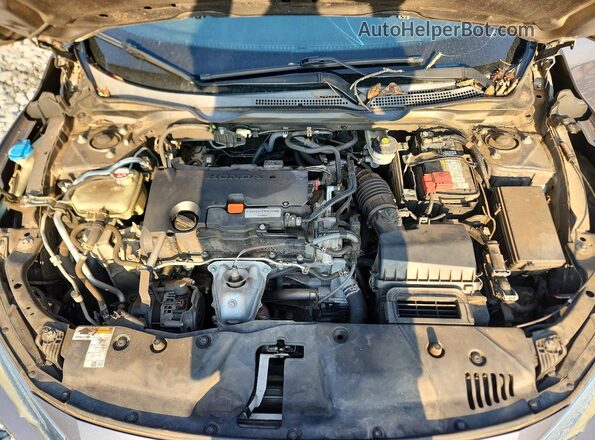 19XFC2F55GE089582 2016 HONDA CIVIC Gray Vista interior trasera