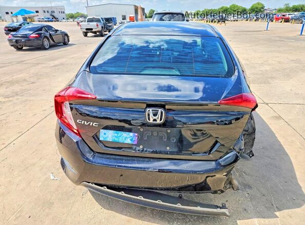 19XFC2F55GE096466 2016 HONDA CIVIC Black Вид ззаду