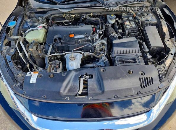 19XFC2F55GE096466 2016 HONDA CIVIC Black Вид задньої частини салону