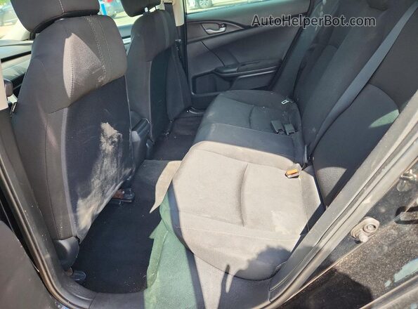 19XFC2F55GE096466 2016 HONDA CIVIC Black Вид задніх сидінь