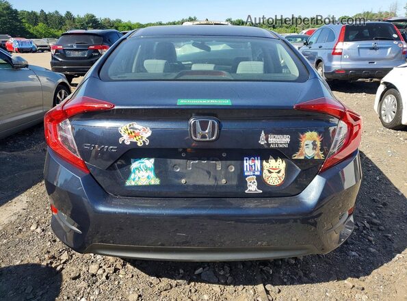 19XFC2F55GE219893 2016 HONDA CIVIC Charcoal უკანა ხედი