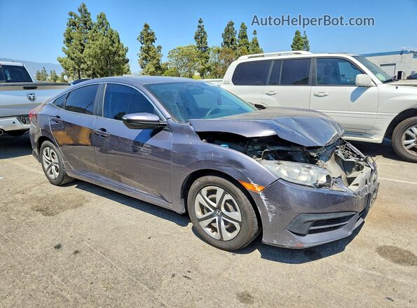 19XFC2F55HE018593 2017 HONDA CIVIC Gray Front right
