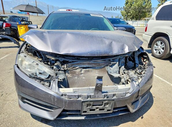 19XFC2F55HE018593 2017 HONDA CIVIC Gray Front view