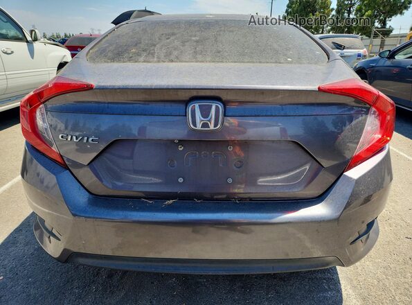 19XFC2F55HE018593 2017 HONDA CIVIC Gray Rear view