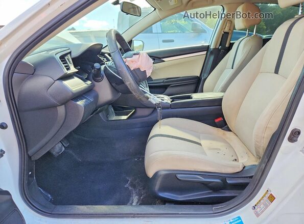 19XFC2F55HE034471 2017 HONDA CIVIC White Вид салону спереду