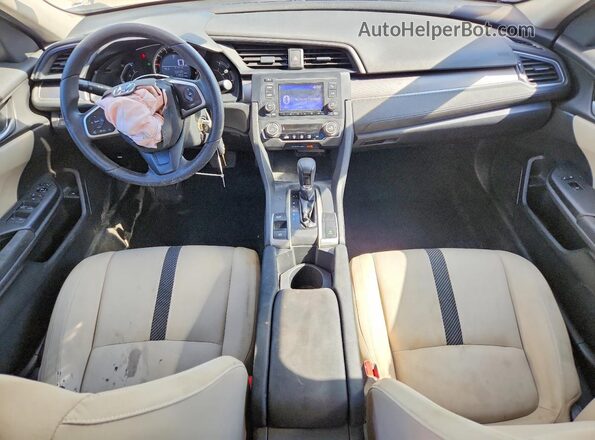 19XFC2F55HE034471 2017 HONDA CIVIC White Вид панелі приладів