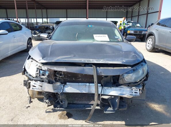 19XFC2F55HE049097 2017 HONDA CIVIC Gray Вид щитка приладів