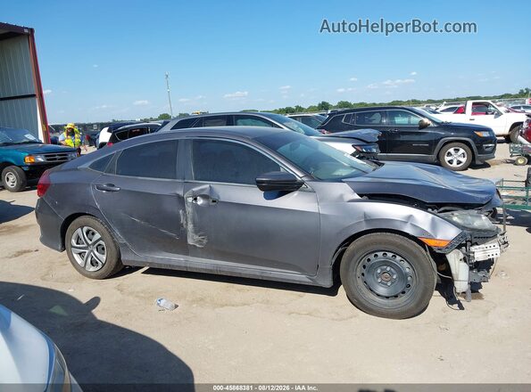19XFC2F55HE049097 2017 HONDA CIVIC Gray Вид задньої частини салону