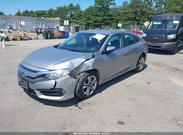 19XFC2F55HE223153 2017 HONDA CIVIC Silver Vista tres cuartos delantera izquierda