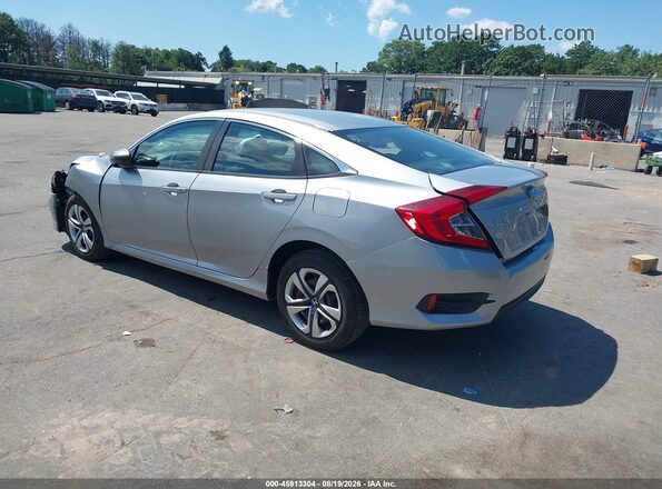 19XFC2F55HE223153 2017 HONDA CIVIC Silver Trasero izquierdo