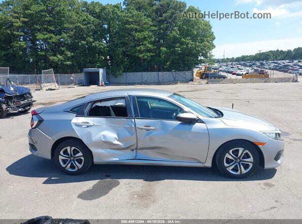 19XFC2F55HE223153 2017 HONDA CIVIC Silver Vista interior trasera