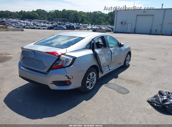 19XFC2F55HE223153 2017 HONDA CIVIC Silver Trasero derecho