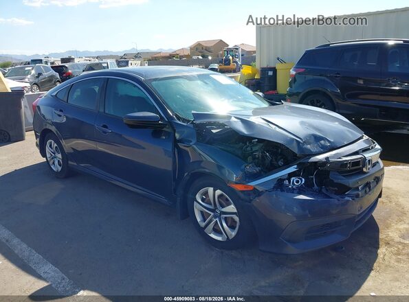 19XFC2F55JE019278 2018 HONDA CIVIC Dark Blue Front view