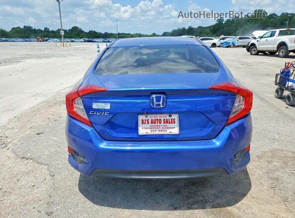 19XFC2F56GE007827 2016 HONDA CIVIC Blue Rear view