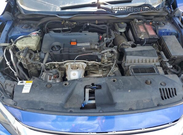 19XFC2F56GE007827 2016 HONDA CIVIC Blue Rear interior view