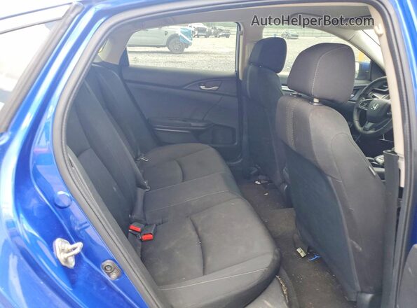 19XFC2F56GE007827 2016 HONDA CIVIC Blue Rear seats view
