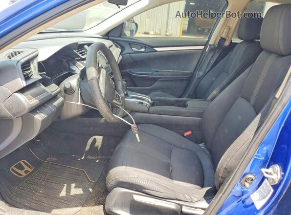 19XFC2F56GE007827 2016 HONDA CIVIC Blue Front interior view