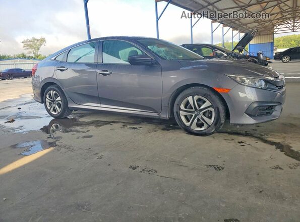 19XFC2F56GE032923 2016 HONDA CIVIC Gray Przód prawy