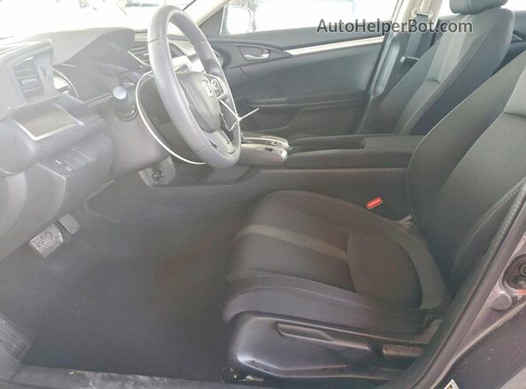 19XFC2F56GE032923 2016 HONDA CIVIC Gray Widok wnętrza z przodu