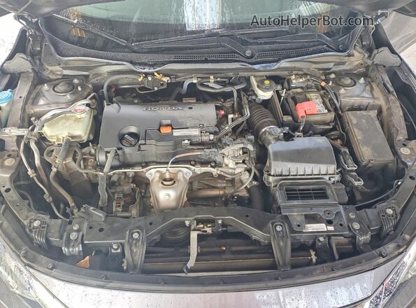 19XFC2F56GE032923 2016 HONDA CIVIC Gray Widok wnętrza z tyłu