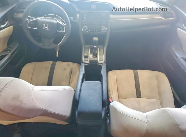 19XFC2F56GE035353 2016 HONDA CIVIC White Vista del salpicadero