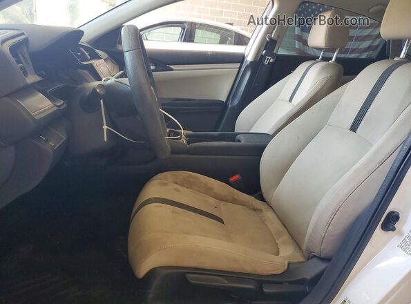 19XFC2F56GE035353 2016 HONDA CIVIC White Vista interior delantera