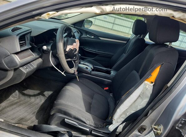 19XFC2F56GE054713 2016 HONDA CIVIC Серебряный Вид салона спереди