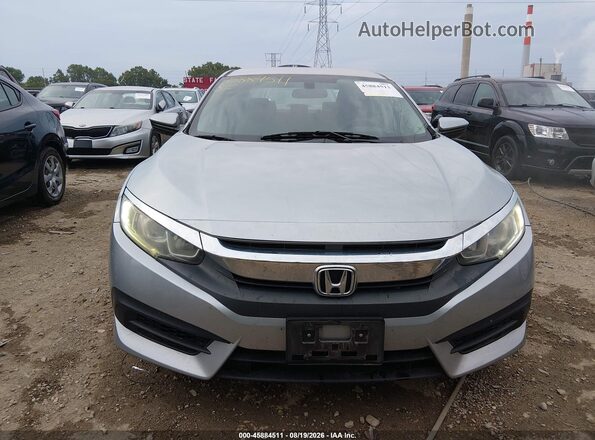 19XFC2F56GE068935 2016 HONDA CIVIC Silver Rear interior view