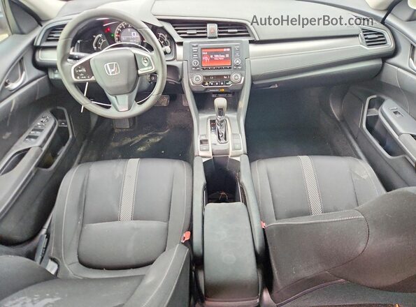 19XFC2F56GE077750 2016 HONDA CIVIC Silver Вид панелі приладів