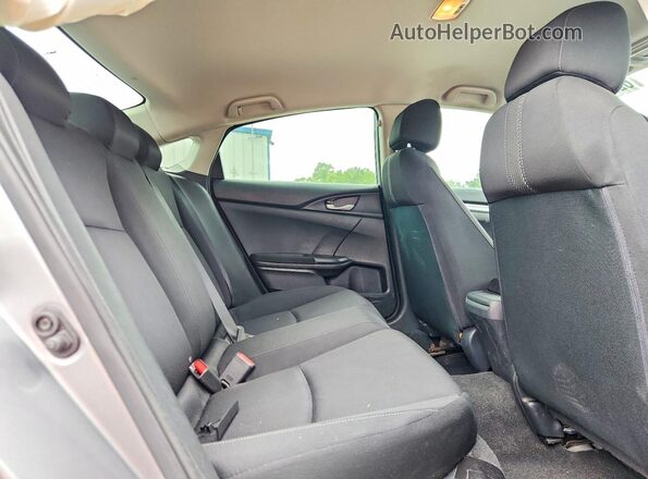 19XFC2F56GE077750 2016 HONDA CIVIC Silver Вид задніх сидінь
