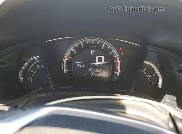 19XFC2F56GE094371 2016 HONDA CIVIC Белый Вид щитка приборов
