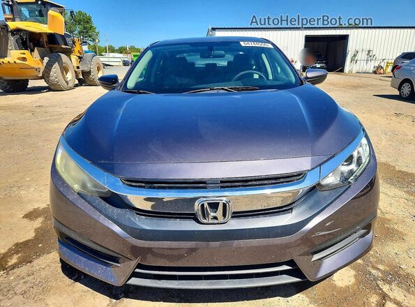 19XFC2F56GE201967 2016 HONDA CIVIC Gray Widok z przodu