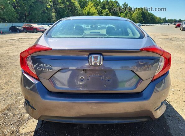 19XFC2F56GE201967 2016 HONDA CIVIC Gray Widok z tyłu