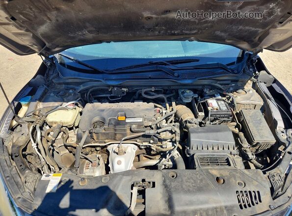 19XFC2F56GE201967 2016 HONDA CIVIC Gray Widok wnętrza z tyłu