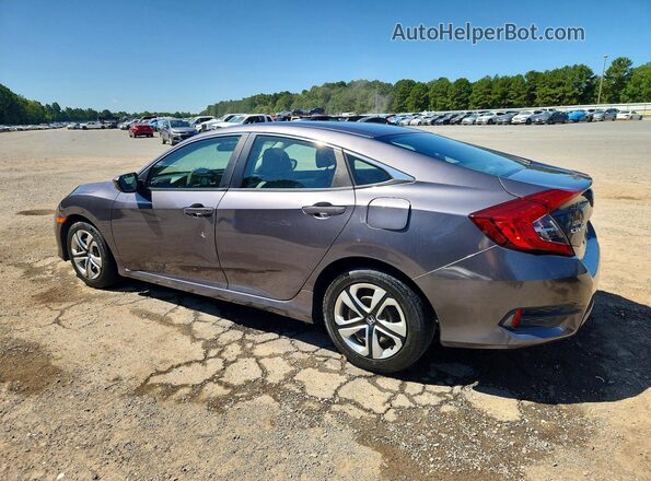 19XFC2F56GE201967 2016 HONDA CIVIC Gray Tył lewy