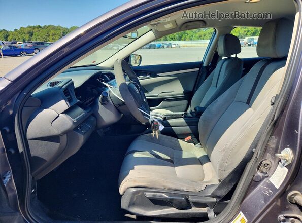 19XFC2F56GE201967 2016 HONDA CIVIC Gray Widok wnętrza z przodu
