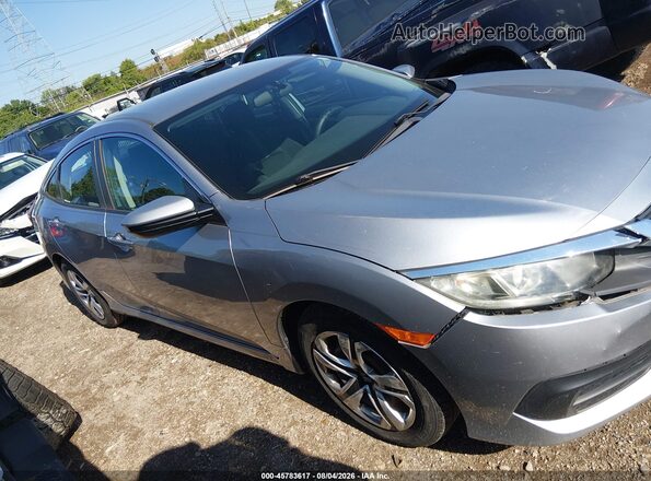 19XFC2F56GE221118 2016 HONDA CIVIC Silver უკანა სალონის ხედი