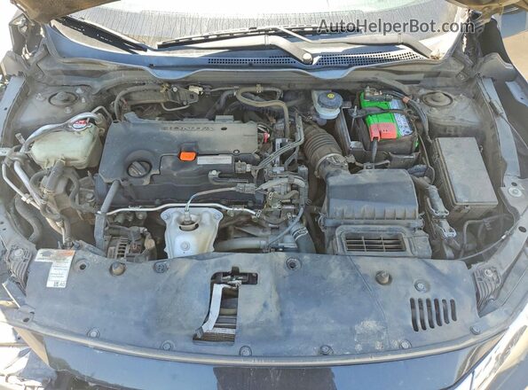 19XFC2F56HE033314 2017 HONDA CIVIC Black უკანა სალონის ხედი