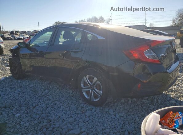 19XFC2F56HE034110 2017 HONDA CIVIC Black უკანა მარცხენა