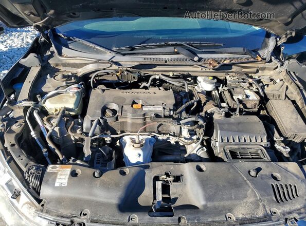 19XFC2F56HE034110 2017 HONDA CIVIC Black უკანა სალონის ხედი