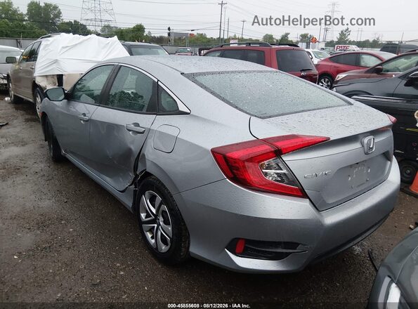 19XFC2F56HE037198 2017 HONDA CIVIC Silver Trasero izquierdo