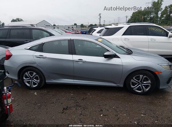 19XFC2F56HE037198 2017 HONDA CIVIC Silver Vista interior trasera